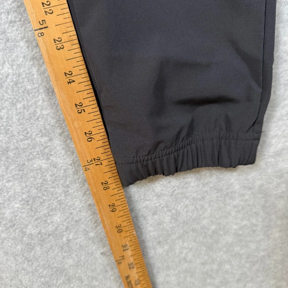 Cove USA Mens Large Black Spandex Jogger Athletic Pants Drawstring Fits 30x28